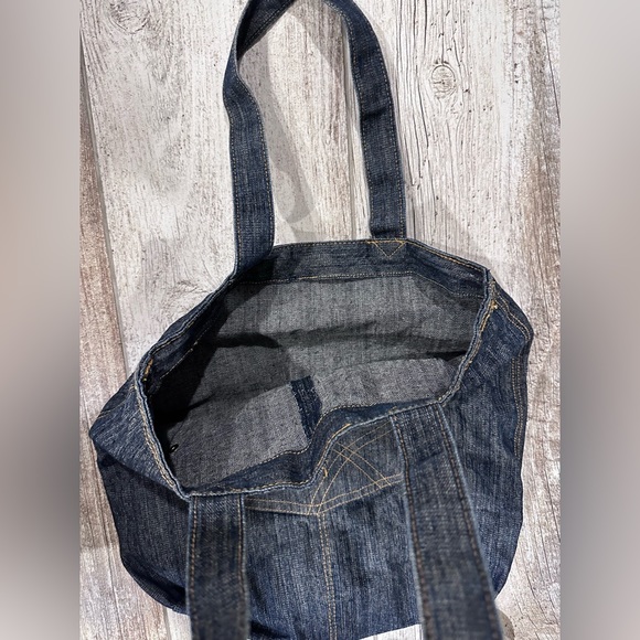Denim Tote Bag - Picture 3 of 4